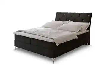 MASSENO Boxbett mit Bettkasten Macon 140x200 cm Schwarz