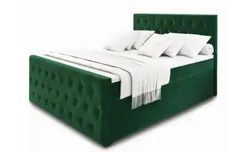 MASSENO Boxbett 140 cm 140x200 cm Grün