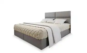 MASSENO Boxbett mit Bettkasten Lonis 140x200 cm Hellgrau
