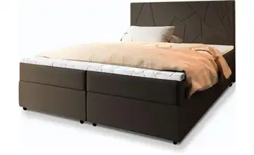 MASSENO Boxbett mit Bettkasten Mado 140x200 cm Braun