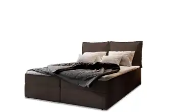 MASSENO Boxbett mit Bettkasten Lente 160x200 cm Braun