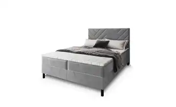 MASSENO Boxbett mit Bettkasten Rokis 140x200 cm Hellgrau