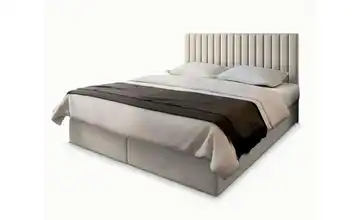 MASSENO Boxbett mit Bettkasten Bresel 140x200 cm Beige