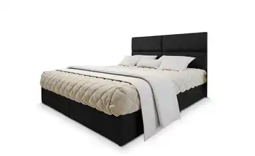 MASSENO Boxbett mit Bettkasten Lonis 140x200 cm Schwarz