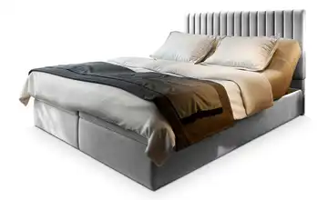 MASSENO Boxbett mit Bettkasten Murlo 140x200 cm Hellgrau