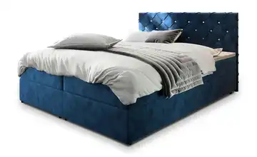 MASSENO Boxbett mit Bettkasten Riva 140x200 cm Blau
