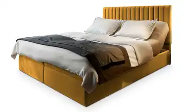 MASSENO Boxbett mit Bettkasten Murlo 140x200 cm Gelb