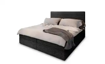 MASSENO Boxbett mit Bettkasten Pisa 160x200 cm Schwarz
