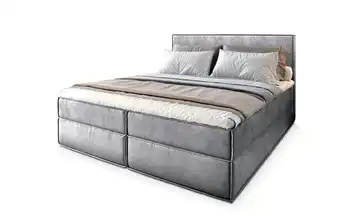 MASSENO Boxbett mit Bettkasten Pellio 140x200 cm Hellgrau