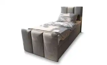 MASSENO Boxbett mit Bettkasten Lago 80x200 cm Hellgrau