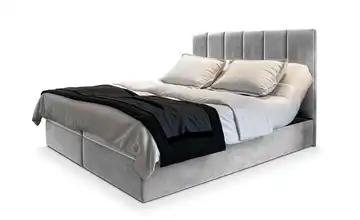 MASSENO Boxbett mit Bettkasten Barino 140x200 cm Hellgrau