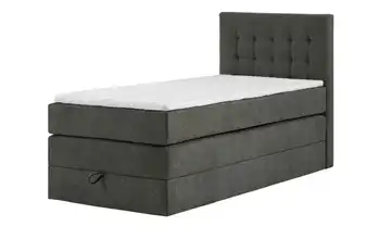 Boxspringbett mit Bettkasten Barcelona 7 cm Anthrazit 90 cm