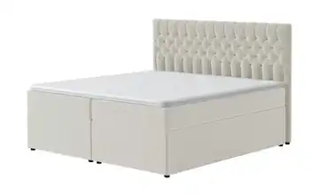 Boxbett mit Bettkasten Belek Creme 180 cm 7 cm