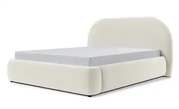 Selsey Polsterbett mit Bettkasten Ovo Velours 180x200 cm Hellbeige