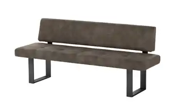 Wohnwert Einzelbank Mia 180 cm Braun Schwarz