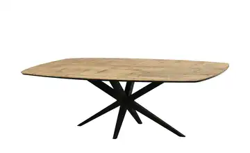 uno Esstisch Wellington 190 cm Mango (Nachbildung) bootsförmig