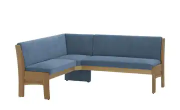 Eckbank mit Stauraum Toledo links Blau