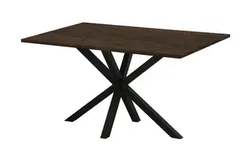 uno Esstisch Kent Mango (Nachbildung), Dunkelbraun 138 cm rechteckig