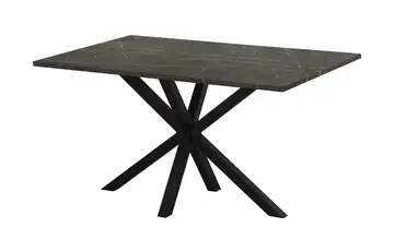 uno Esstisch Kent Marmoroptik, Grau 138 cm rechteckig