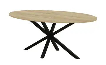 uno Esstisch Kent Eiche (Nachbildung), Hellbraun 160 cm oval