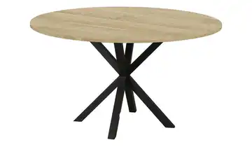 uno Esstisch Kent Eiche (Nachbildung), Hellbraun 130 cm rund