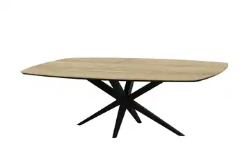 uno Esstisch Wellington 160 cm Eiche (Nachbildung), Hellbraun bootsförmig
