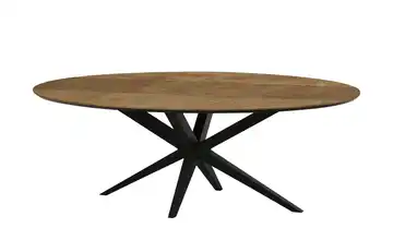 uno Esstisch Wellington 200 cm Teak (Nachbildung) oval