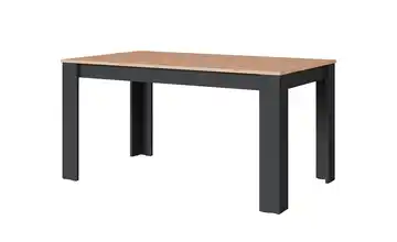 by Living Esstisch Nori 160x90 Anthrazit, Eiche Artisan (Nachbildung)