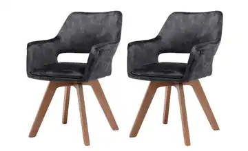 by Living Armlehnenstuhl 2er-Set Klara