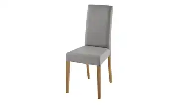 Woodford Esszimmerstuhl Mario Flachgewebe Grau