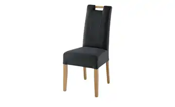 Woodford Esszimmerstuhl Jasmin Webstoff Schwarz