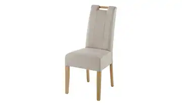 Woodford Esszimmerstuhl Jasmin Flachgewebe Beige