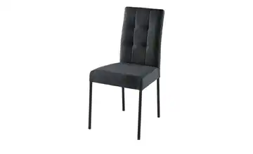 Esszimmerstuhl Nanda Webstoff Schwarz