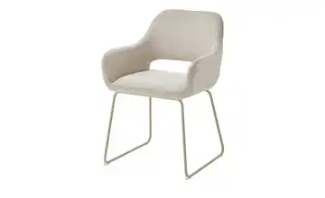 Kufenstuhl Till kaschmirfarben, Beige