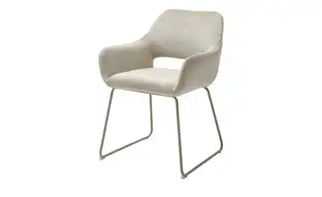Kufenstuhl Till Beige, Creme