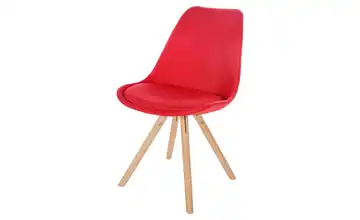 Esszimmerstuhl Sofia Rot, Beige