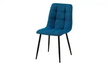 Esszimmerstuhl Tilde Blau, Schwarz