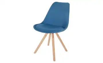 Esszimmerstuhl Sofia Blau, Beige