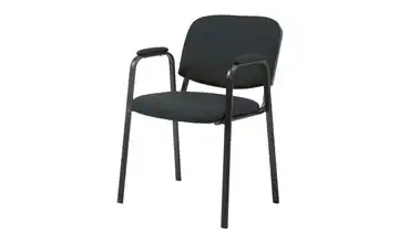 Besucherstuhl Schwarz