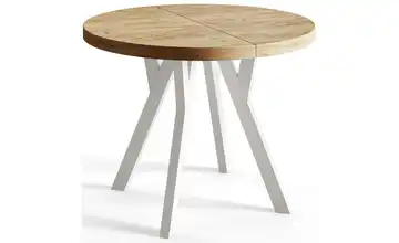Esstisch ausziehbar Ove Braun 100x100