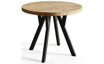 Esstisch ausziehbar Ove Braun 100x100