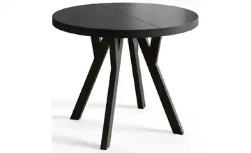 Esstisch ausziehbar Ove Schwarz 90x90