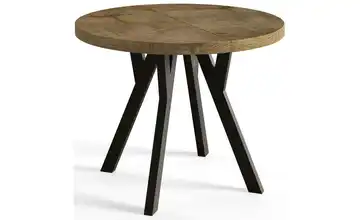 Esstisch ausziehbar Ove Dunkelbraun 80x80