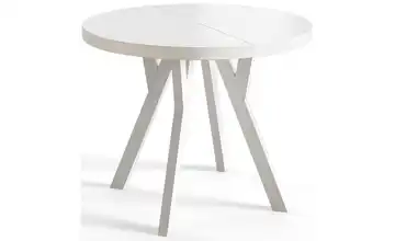 Esstisch ausziehbar Ove Weiß 120x120