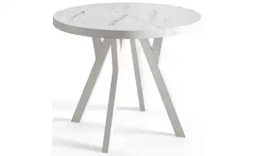 Esstisch ausziehbar Ove Hellgrau 90x90