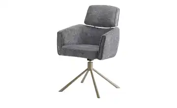 Jette Home Armlehnstuhl drehbar Becky Anthrazit Taupe
