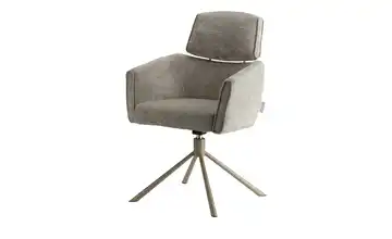 Jette Home Armlehnstuhl drehbar Becky Taupe Taupe