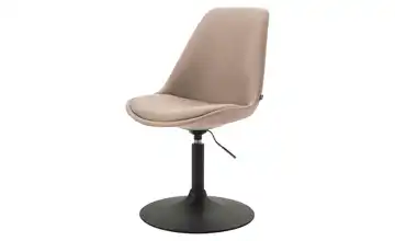 Drehstuhl drehbar Maverick Taupe, Schwarz