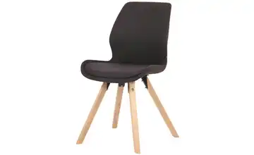 Esszimmerstuhl Luna Schwarz 49 cm 87,5 cm