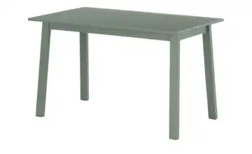 Esstisch aus Massivholz Siro 122 cm Salbeigrün